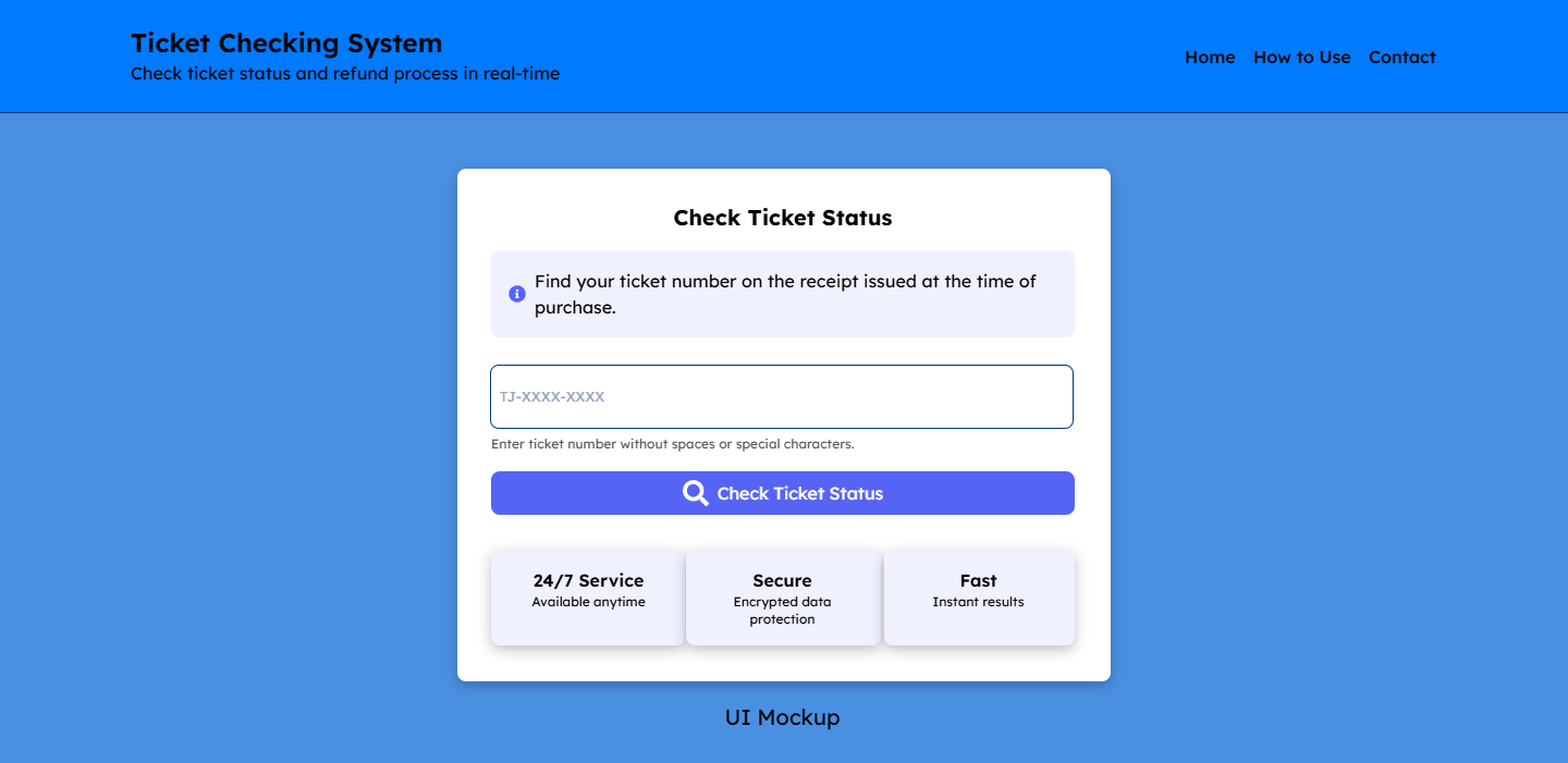 Ticket Checking System